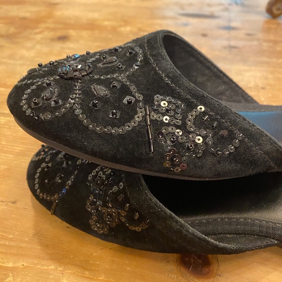 Report velvet with sequin design slippers - Picture 8 of 10